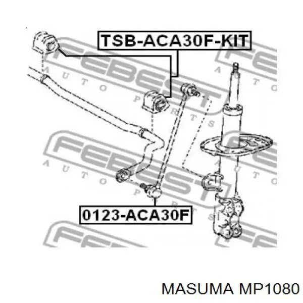 850013860 Triscan soporte de estabilizador delantero izquierdo