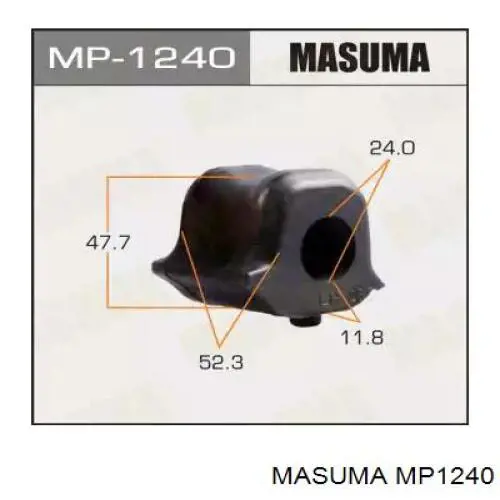 MP1240 Masuma soporte de estabilizador delantero izquierdo