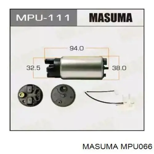 MPU066 Masuma elemento de turbina de bomba de combustible