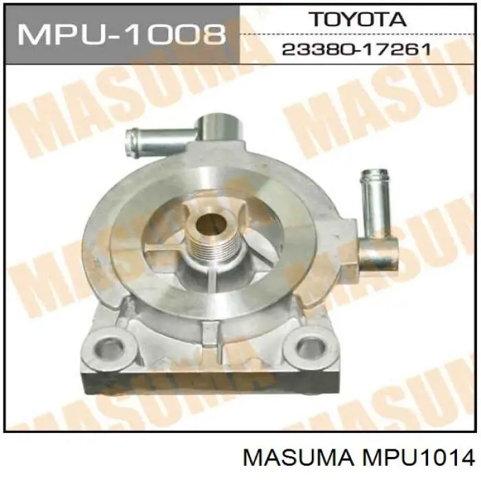 MPU1014 Masuma Tapa de la carcasa del filtro de combustible