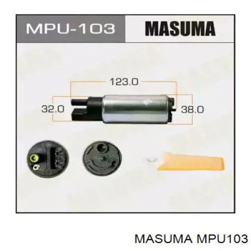 Elemento de turbina de la bomba de combustible Masuma MPU103 precio, desde 34,69 EUR