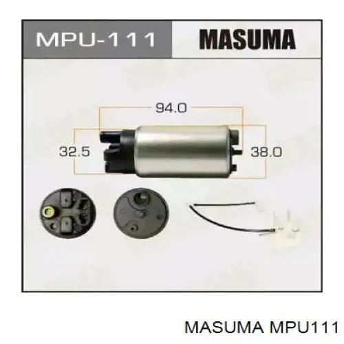 Bomba de combustible eléctrica sumergible  Masuma MPU111 precio, desde 31,67 EUR