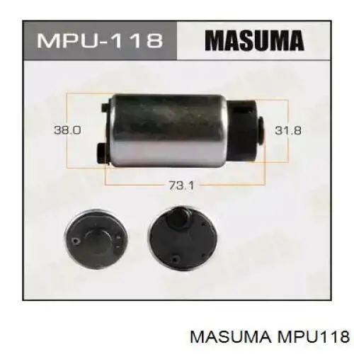 MPU118 Masuma Elemento de turbina de la bomba de combustible
