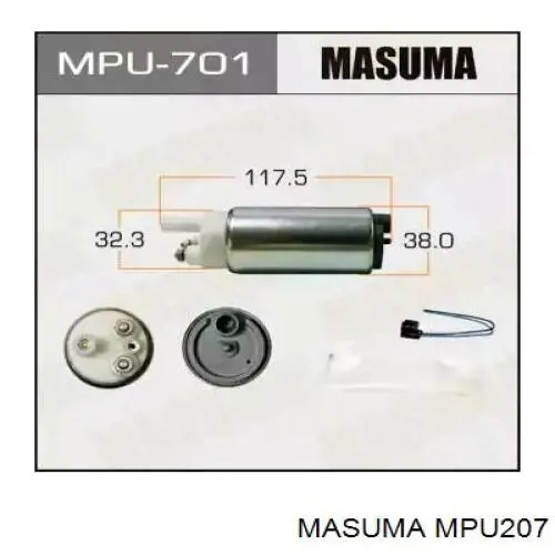 MPU207 Masuma bomba de combustible