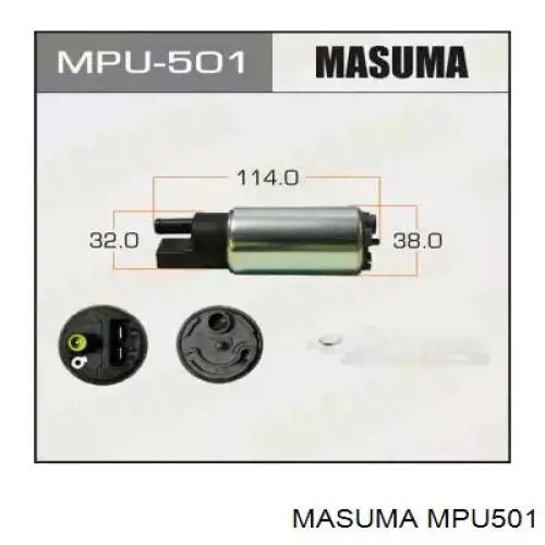 MPU501 Masuma Unidad de alimentación de combustible