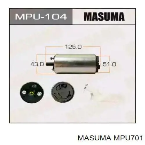 MPU701 Masuma elemento de turbina de bomba de combustible