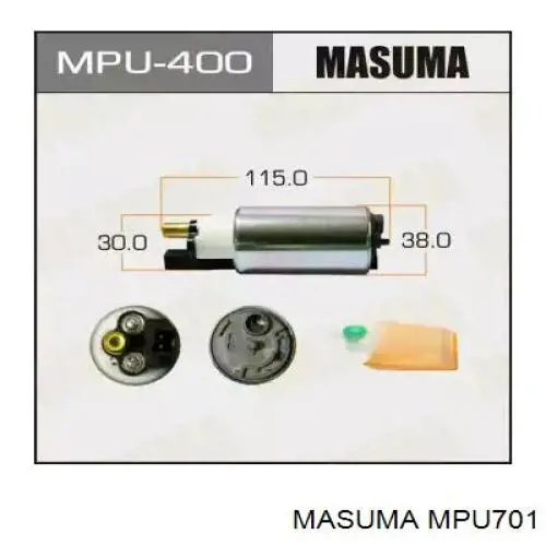 Elemento de turbina de la bomba de combustible MPU701 Masuma