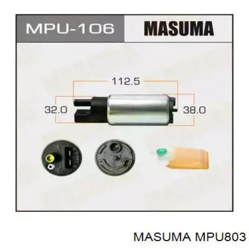 Módulo alimentación de combustible  Masuma MPU803 precio, desde 87,89 EUR