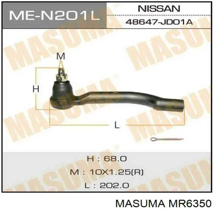 Brazo direccion coche Masuma MR6350 precio, desde 14,09 EUR