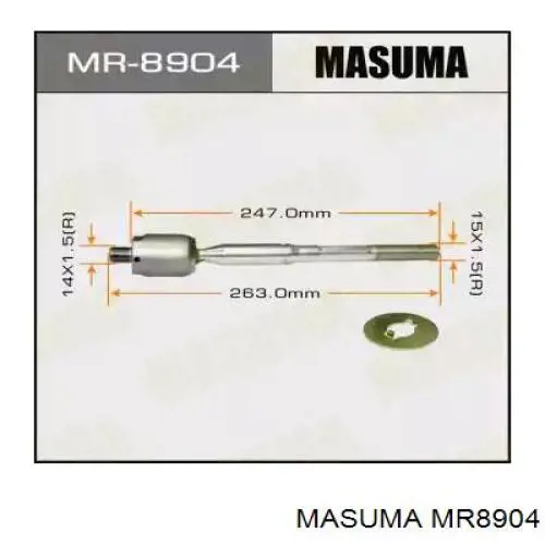 MR8904 Masuma barra de acoplamiento