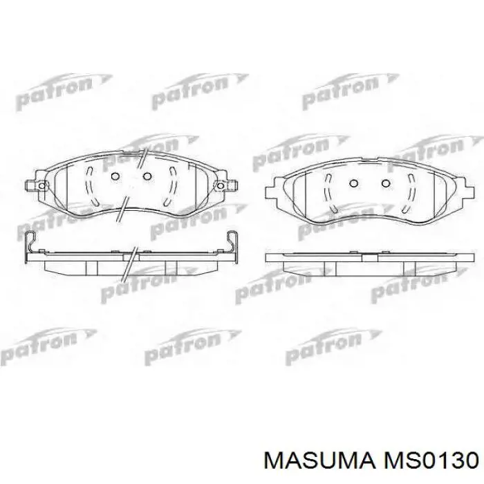 MS0130 Masuma pastillas de freno delanteras