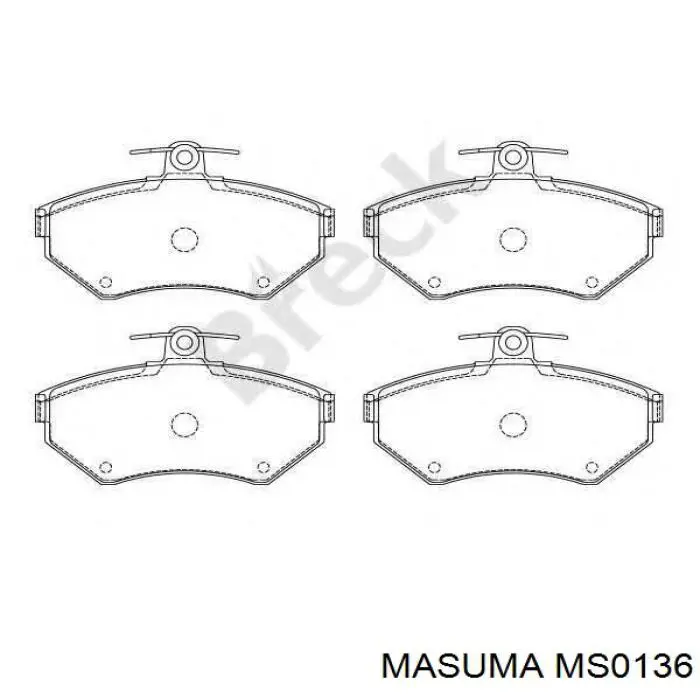 Pastillas de freno delanteras Seat Ibiza 2 6K1