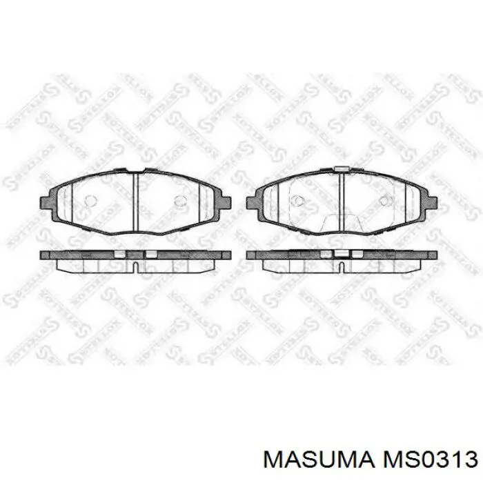 Pastillas de freno delanteras Chevrolet Spark (Matiz) M200, M250