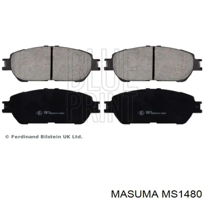 Pastillas freno delanteras Masuma MS1480 precio, desde 33,13 EUR