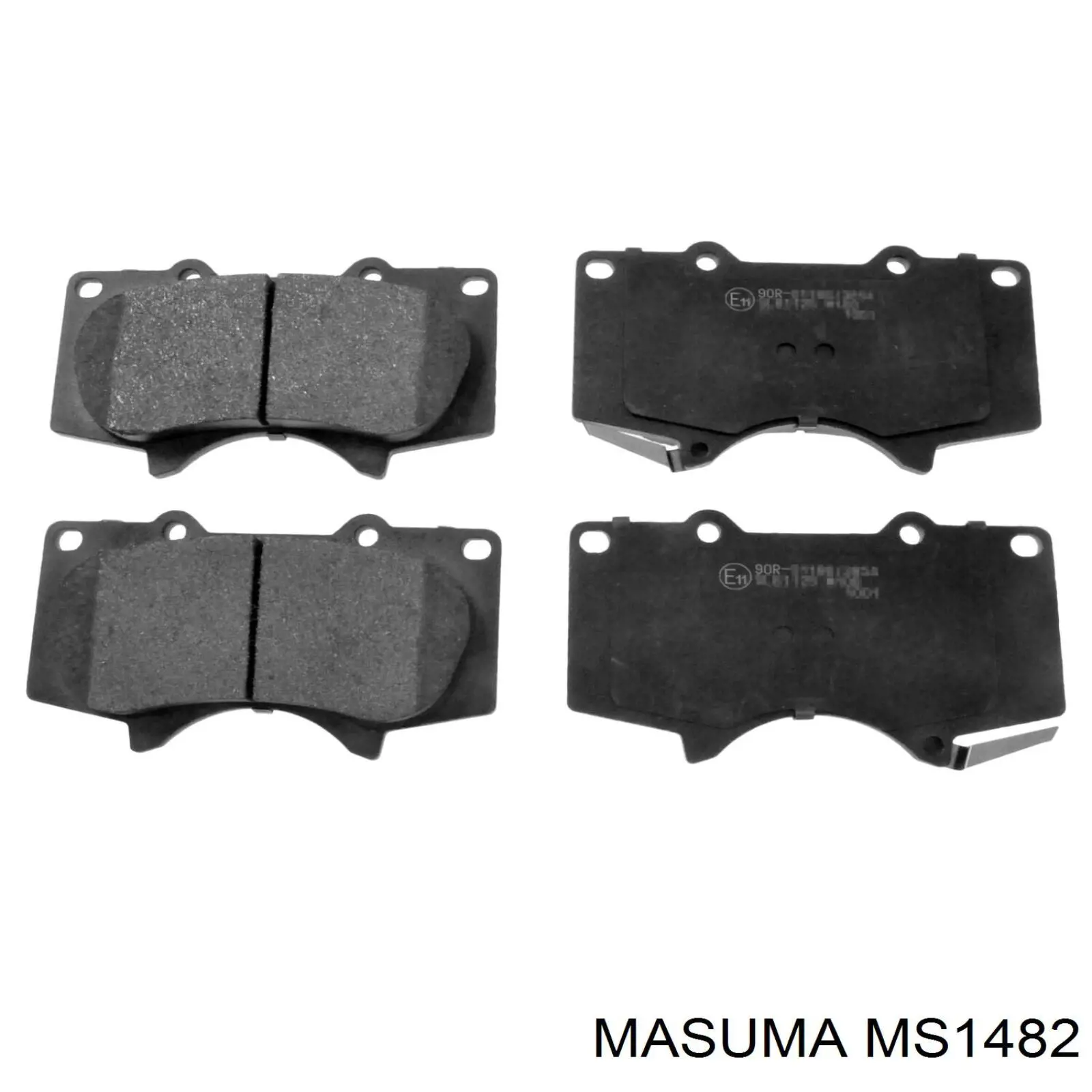 MS1482 Masuma Pastillas delanteras