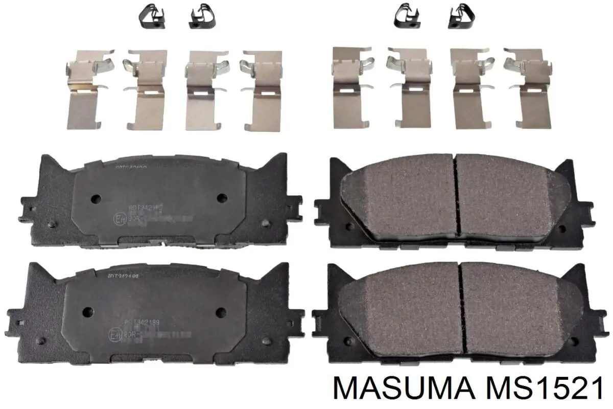 MS1521 Masuma Pastillas delanteras