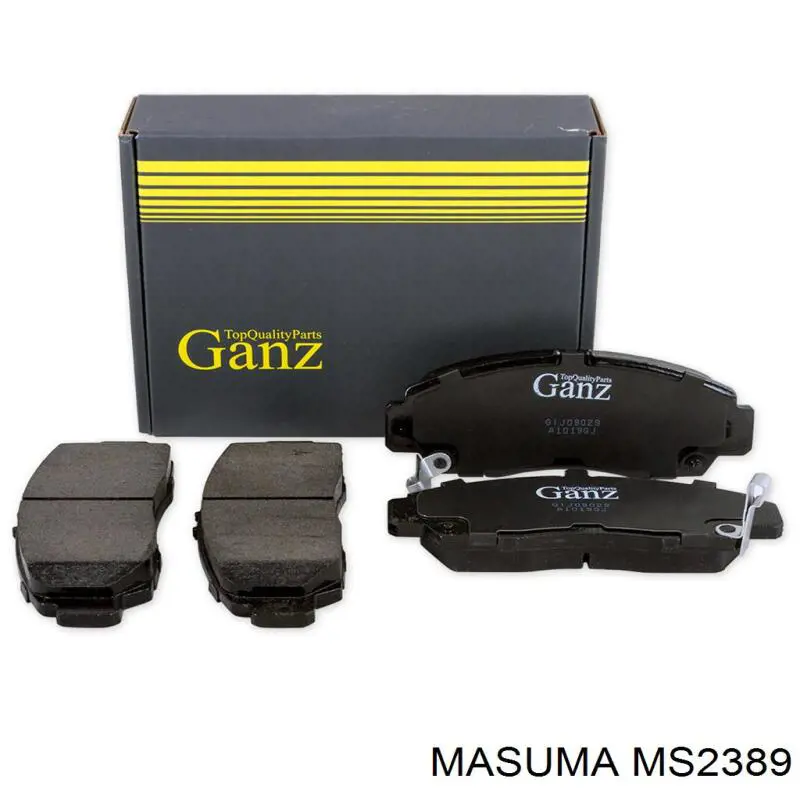 MS2389 Masuma Pastillas delanteras