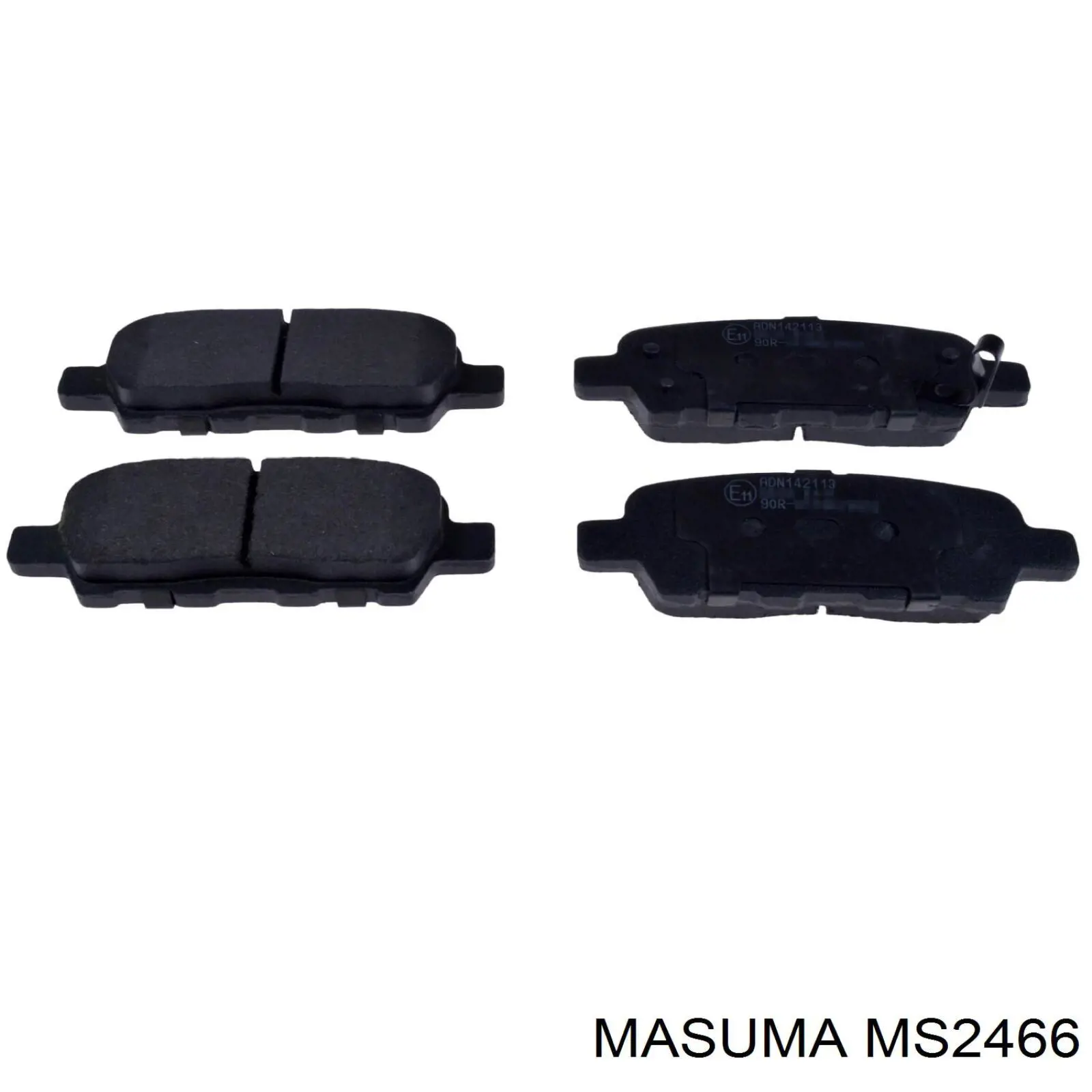 Pastillas traseras de freno Masuma MS2466 precio, desde 18,62 EUR