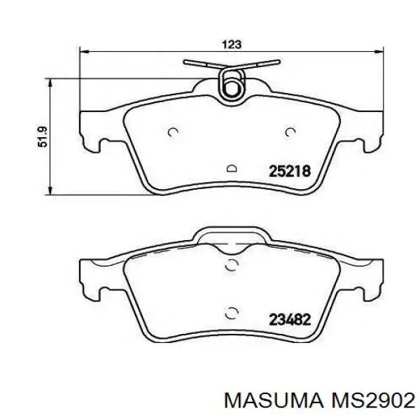 Pastillas de freno traseras Renault Espace 4 JK0