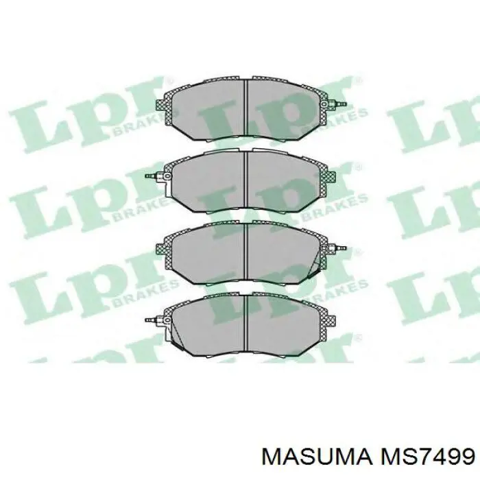 MS7499 Masuma Pastillas delanteras