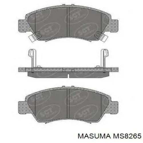 Pastillas freno delanteras Masuma MS8265 precio, desde 22,56 EUR