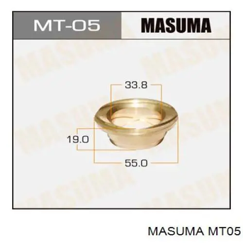 MT05 Masuma casquillo, pivote mangueta