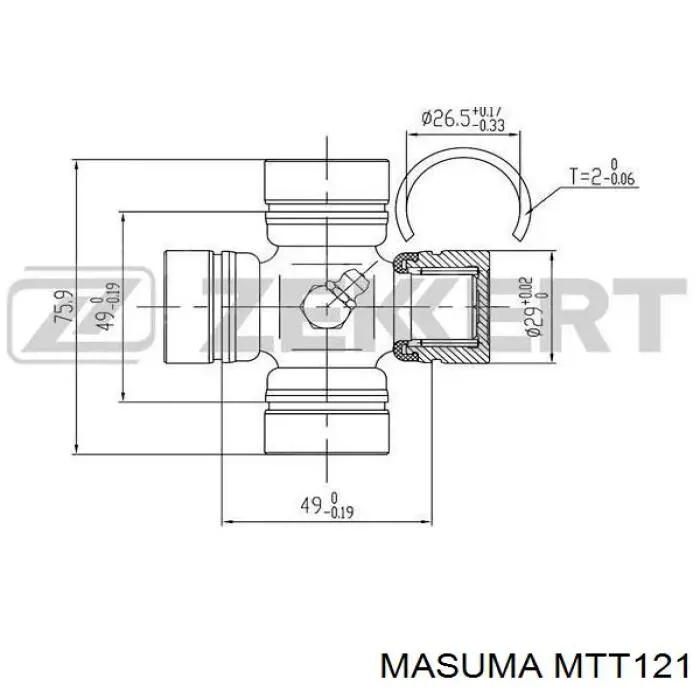 Comprar MTT121 Masuma Cruceta
