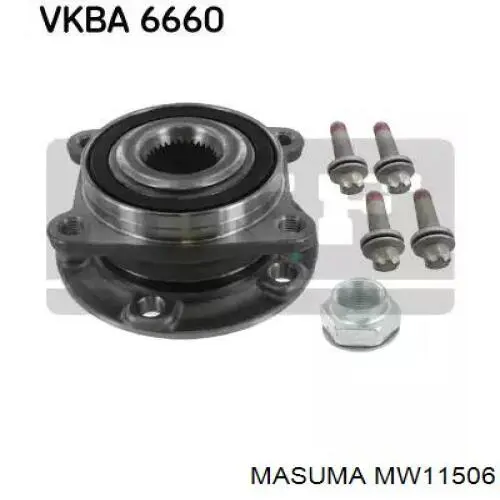 Cubo de rueda trasero izquierdo Masuma MW11506 precio, desde 95,83 EUR