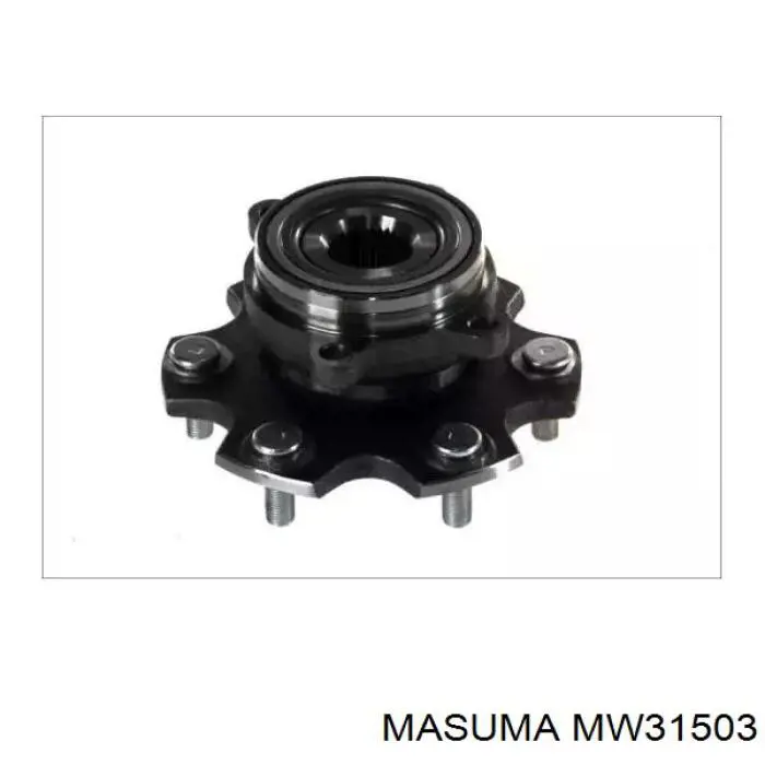 MW31503 Masuma cubo de rueda trasero