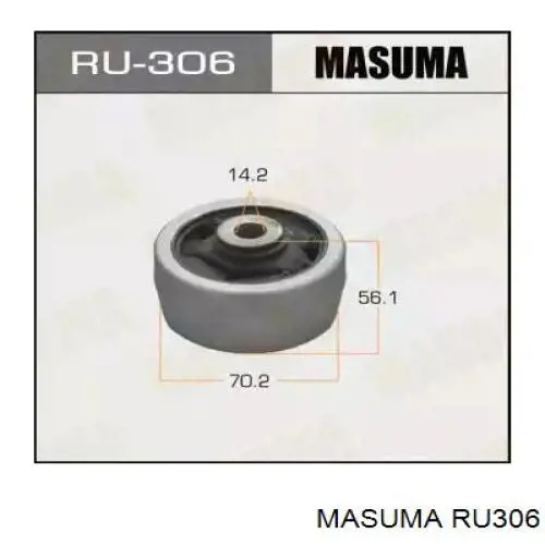 RU306 Masuma Silentblock delantero del soporte de la traviesa del diferencial trasero