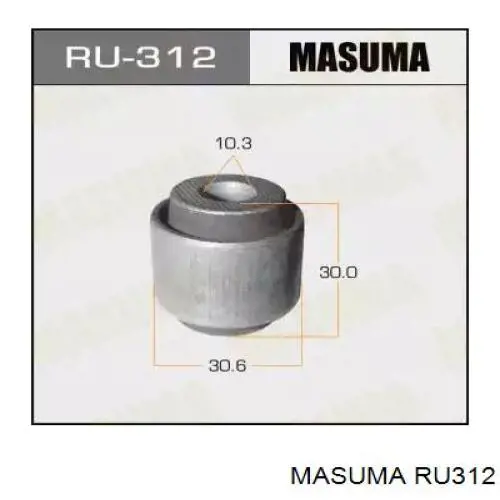 Buje del brazo inferior trasero Masuma RU312 precio, desde 7,23 EUR