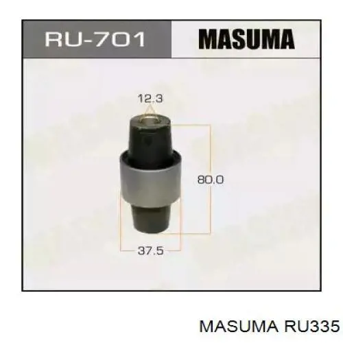 ru-335 Masuma silentblock de brazo suspensión trasero transversal