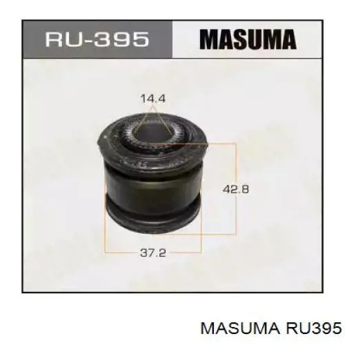 RU395 Masuma silentblock de mangueta trasera
