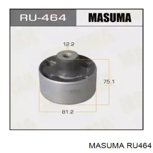 Buje del brazo longitudinal inferior trasero Masuma RU464 precio, desde 15,93 EUR