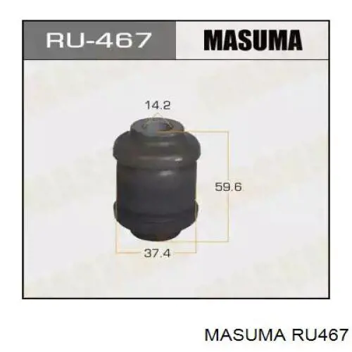 Silentblock del brazo de suspensión RU467 Masuma