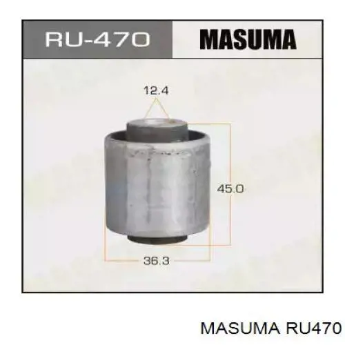 Buje del brazo inferior trasero Masuma RU470 precio, desde 7,83 EUR