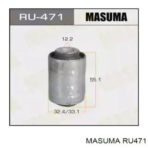 Buje del brazo inferior trasero Masuma RU471 precio, desde 5,82 EUR