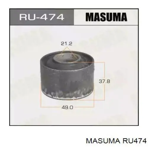 Silentblock de brazo de suspensión Masuma RU474 precio, desde 5,44 EUR