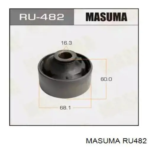 RU482 Masuma Silentblock de brazo de suspensión delantero inferior