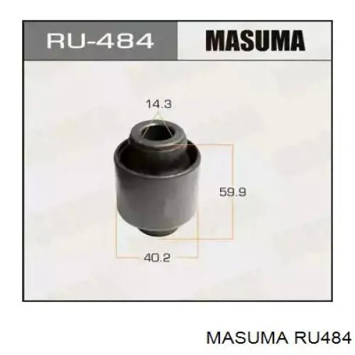 RU484 Masuma silentblock para barra panhard trasera