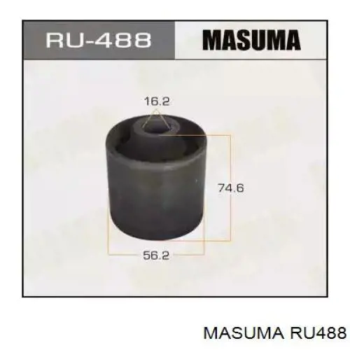 RU488 Masuma silentblock de mangueta trasera