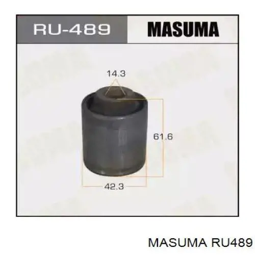 RU489 Masuma silentblock de mangueta trasera