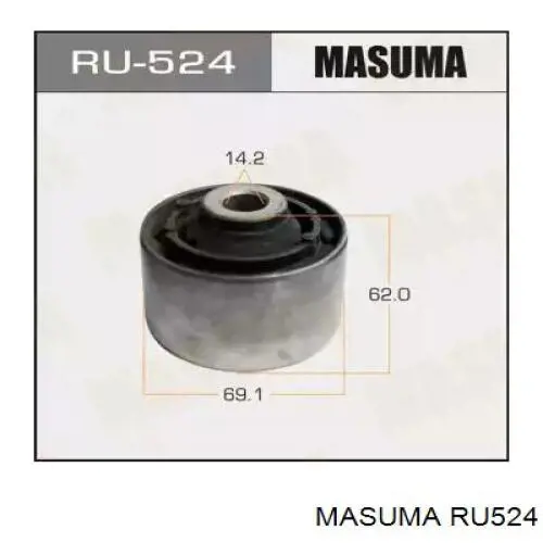 RU524 Masuma Buje delantero del brazo longitudinal trasero