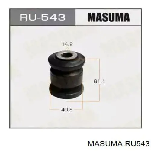 RU543 Masuma Silentblock de brazo de suspensión delantero inferior