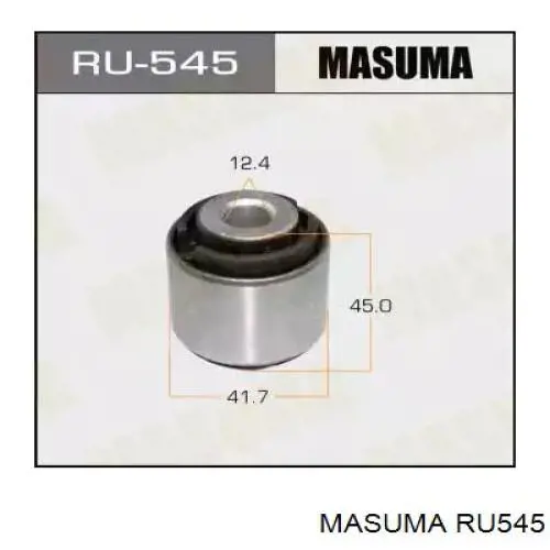 RU545 Masuma Silentblock de brazo transversal de suspensión trasera