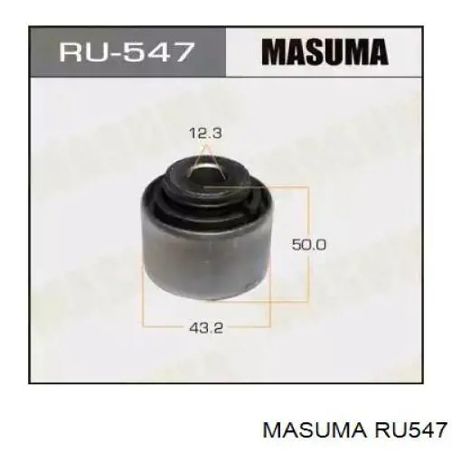 Buje de barra estabilizadora trasera Masuma RU547 precio, desde 3,96 EUR