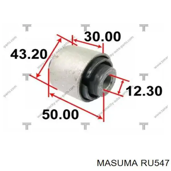Comprar RU547 Masuma Buje de barra estabilizadora trasera