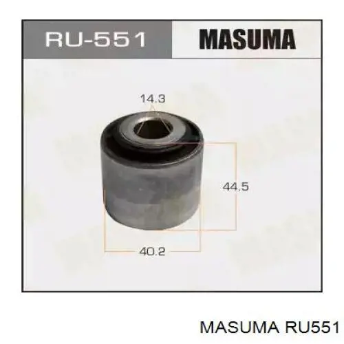RU551 Masuma silentblock de brazo suspensión trasero transversal