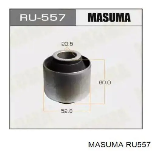 Buje del brazo longitudinal inferior trasero RU557 Masuma