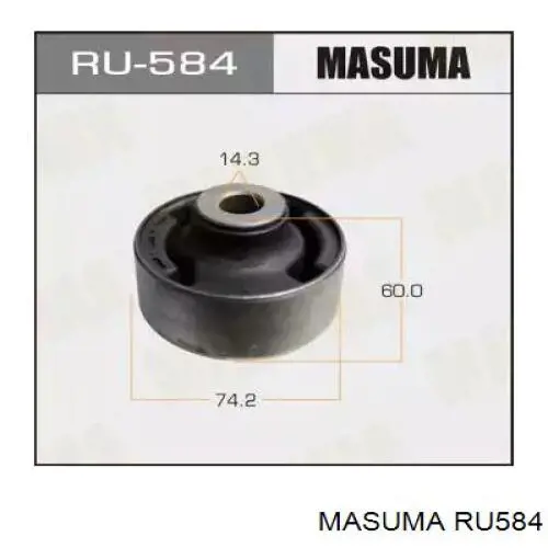 RU584 Masuma Silentblock de brazo de suspensión delantero inferior